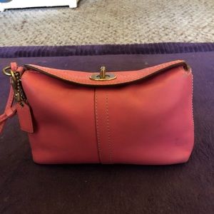 Coach large wristlet/clutch